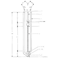 Вискозиметр BS/IP/MSL миниатюрный с подвешенным уровнем (BS/IP/MSL Miniature Suspended Level)-1. С калибровочным сертификатом производителя. Внесен в ГРСИ.